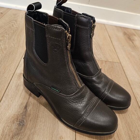 Heritage Breeze Brown Zip Paddock Boot Size 7.5 - Picture 1 of 9